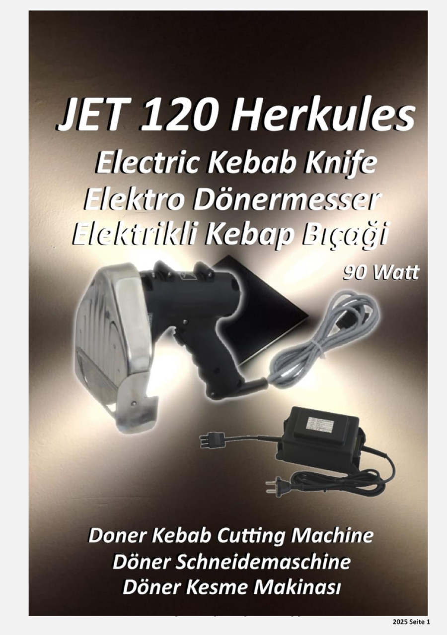 Price list, Preis Liste, Fiyat listesi, JET 120