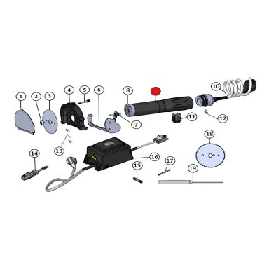 Ersatzteil Dönermesser für JET 80 Naomi – Artikel-Nr. NAO-010-009 Gerader Griff