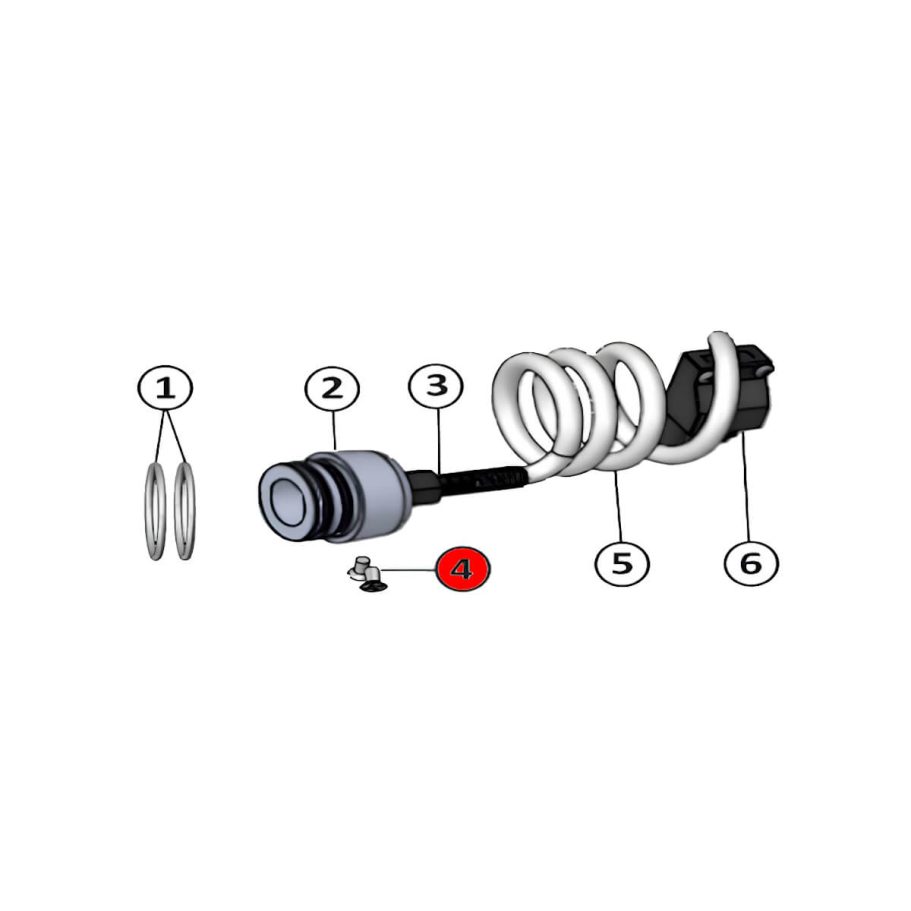 STA-033-033 Schraube M4 Schraube M4 für Jet 90 Star – Ersatzteil für Kebab-Messer
