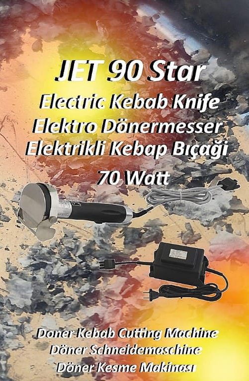 Elektrisches Dönermesser JET 90 Star – Profi Kebabschneider