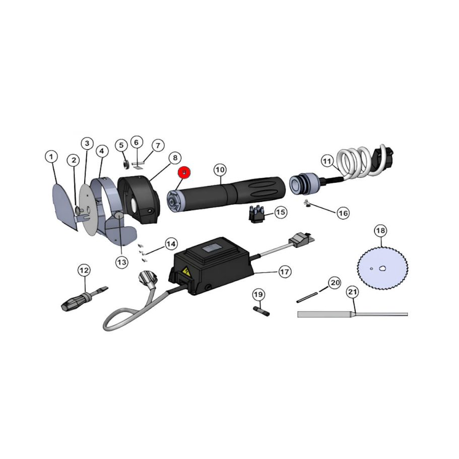 STA-073-009 Motor mit Getriebe 18 Volt 70 Watt Motor mit Getriebe 18 Volt 70 Watt für Jet 90 Star – Ersatzteil für Kebab-Messer