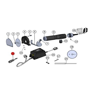 Ersatzteil Döner Messer für JET 80 Naomi – Artikel-Nr. NAO-015-014 Schlitz Schraubendreher