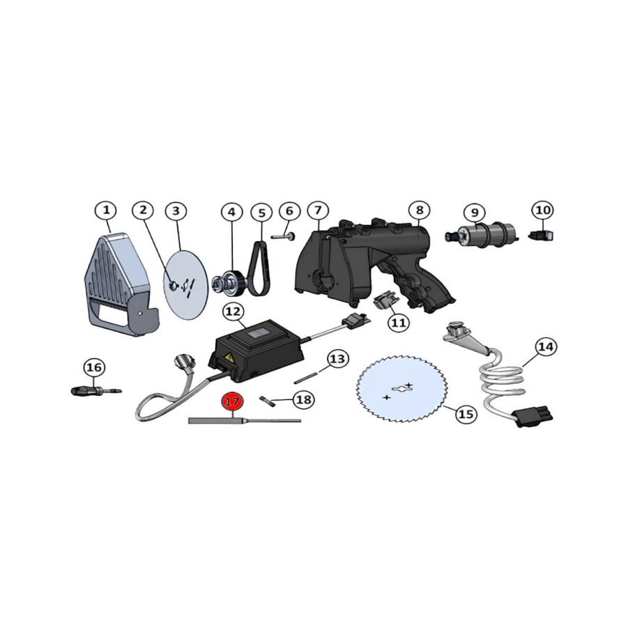 Schleiffeile – JET 120 Herkules Schleiffeile für Dönermesser JET 120 Herkules – Ersatzteil zur Reparatur