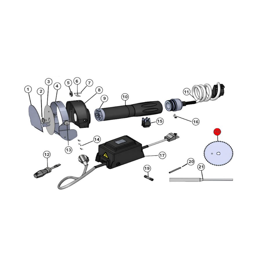 STA-055-018 Rundmesser verzahnt Außen: Ø 90 mm Rundmesser verzahnt Außen: Ø 90 mm für Jet 90 Star – Ersatzteil für Kebab-Messer