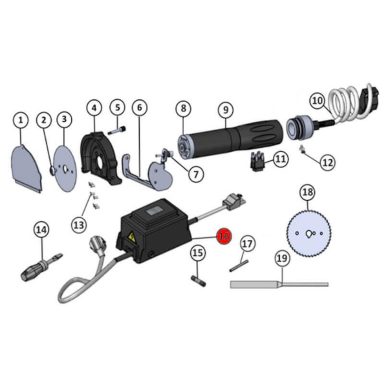 Ersatzteil Döner Messer für JET 80 Naomi – Artikel-Nr. NAO-017-016 Trafo Netzteil 18 VDC 6,3 A 230V 50 Hz.