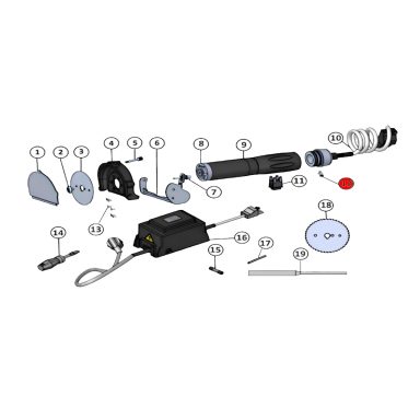 Ersatzteil Döner Messer für JET 80 Naomi – Artikel-Nr. NAO-013-012 Schraube M4x6 mm