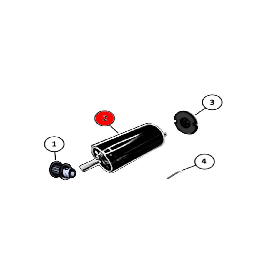 DIA-026-021 Motor 18 Volt 90 Watt Motor 18 Volt 90 Watt - Ersatzteil für Dönermesser JET Serie