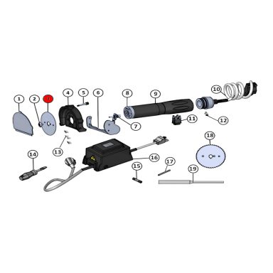 Ersatzteil Döner Messer für JET 80 Naomi – Artikel-Nr. NAO-003-003 Rundmesser (Glatt) Außen: Ø 80 mm