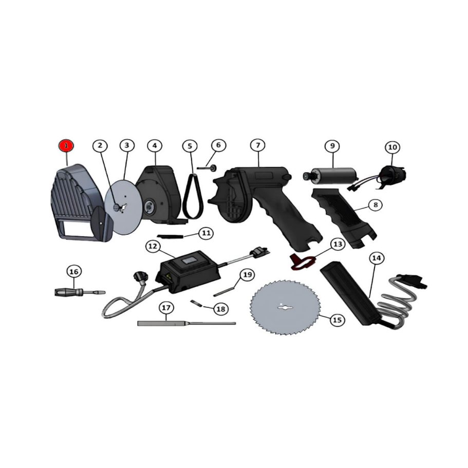 DIA-122-001 Messerkappe 120 Messerkappe 120 mm - Ersatzteil für Dönermesser JET Serie