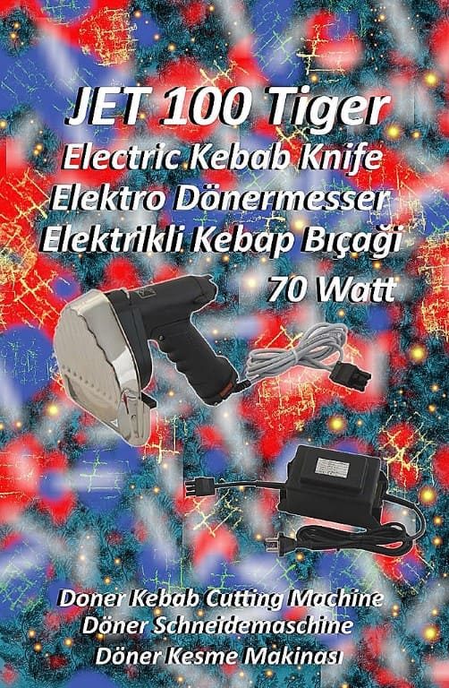 JET 100 Tiger elektrisches Dönermesser für mittlere Betriebe
