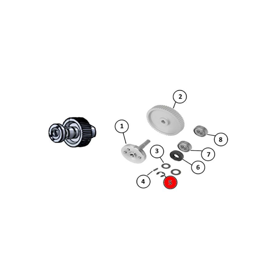 Sicherungsscheibe für Welle – JET 120 Herkules Sicherungsscheibe für Welle für Dönermesser JET 120 Herkules – Ersatzteil zur Reparatur