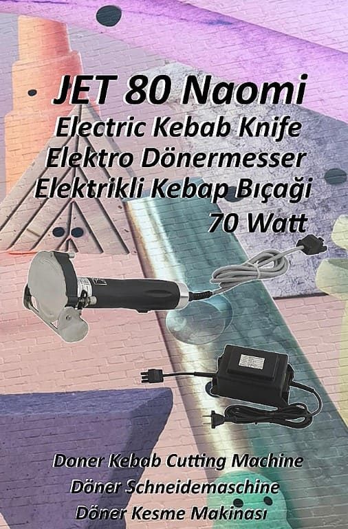 JET 80 Naomi elektrisches Dönermesser für Gastronomie Profi Gerät