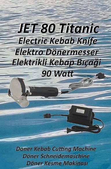 Elektrisches Dönermesser Jet 80 Titanic – Profi Kebabschneider für Gastronomie