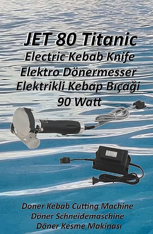 Elektrisches Dönermesser JET 80 Titanic – Profi Kebabschneider