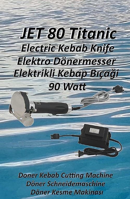 JET 80 Titanic elektrisches Dönermesser für Imbissbetriebe