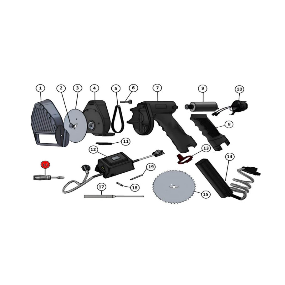 DIA-015-016 Schlitz Schraubendreher Schlitz Schraubendreher - Ersatzteil für Dönermesser JET Serie