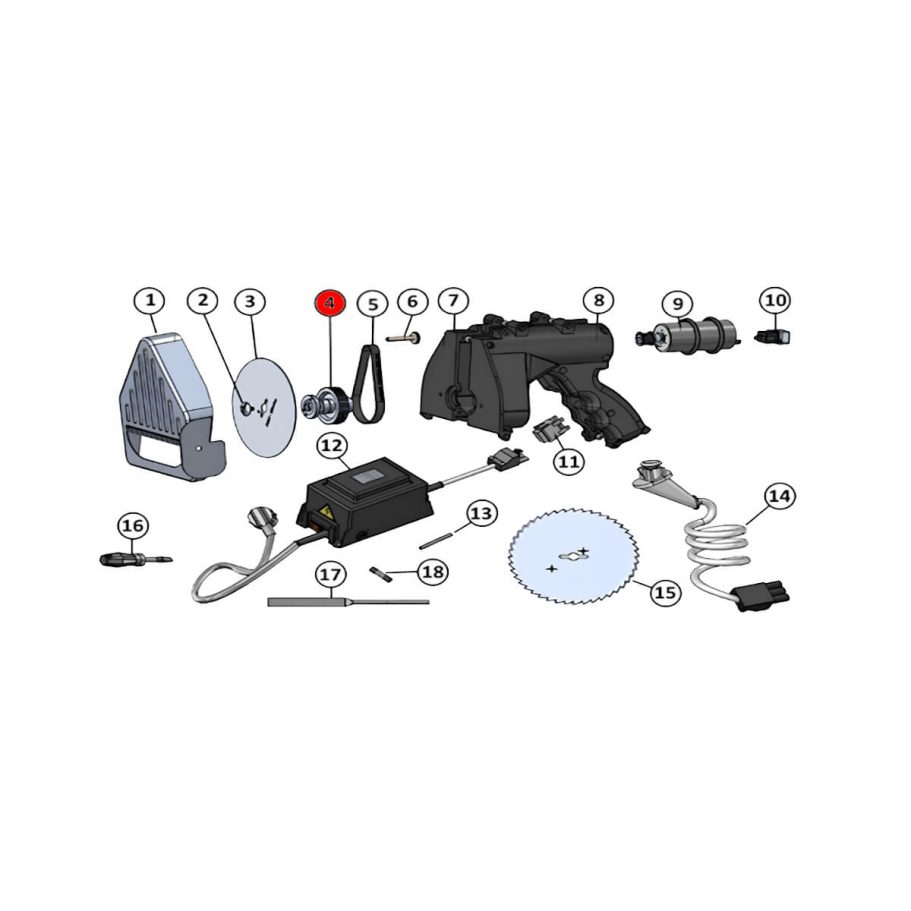 Antriebsgetriebe komplett – JET 120 Herkules Komplettes Antriebsgetriebe für Dönermesser JET 120 Herkules – Ersatzteil zur Reparatur