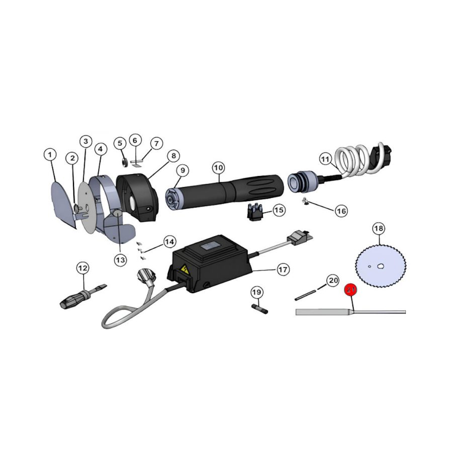 STA-020-021 schleif feile schleif feile für Jet 90 Star – Ersatzteil für Kebab-Messer