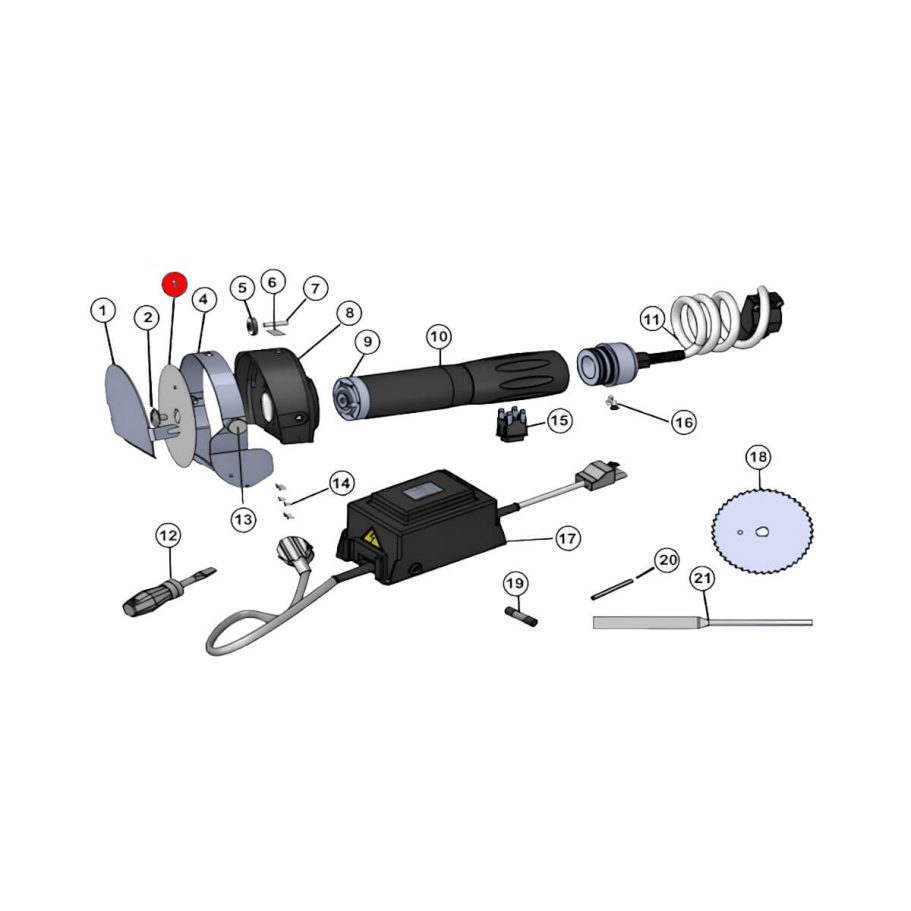 STA-047-003 Rundmesser glatt Außen: Ø 90 mm Rundmesser glatt Außen: Ø 90 mm für Jet 90 Star – Ersatzteil für Kebab-Messer