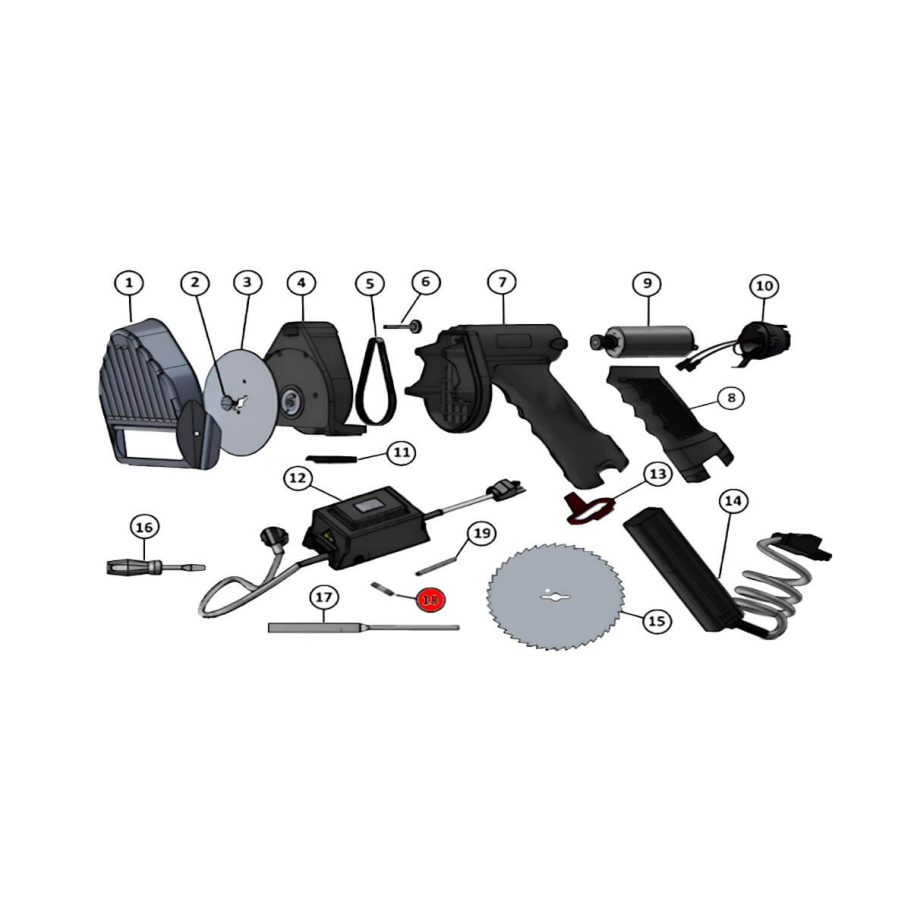 DIA-016-018 Glasrohrsicherung 5*20mm (6,3A) Glasrohrsicherung 5*20mm (6,3A) - Ersatzteil für Dönermesser JET Serie