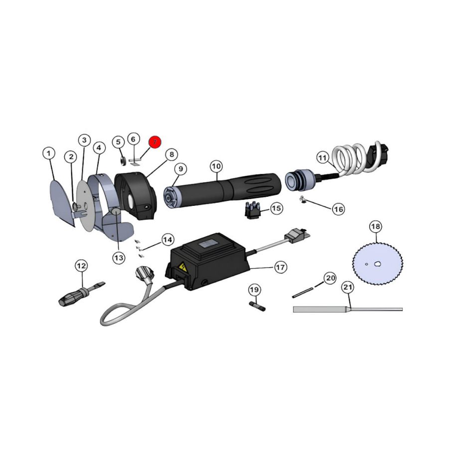 STA-051-007 Schraube M4 Schraube M4 für Jet 90 Star – Ersatzteil für Kebab-Messer