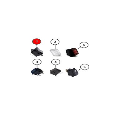 Ersatzteil Döner Messer für JET 80 Naomi – Artikel-Nr. NAO-036-034 Kippschalter Ein / Aus