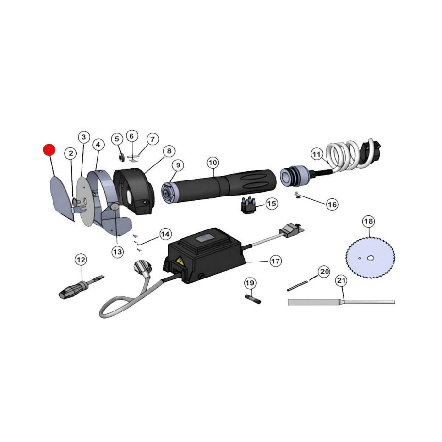 Deckel Messergehäuse – Jet 90 King – Ersatzteil für Kebab-Messer Deckel für Messergehäuse für Jet 90 King – Ersatzteil für Kebab-Messer